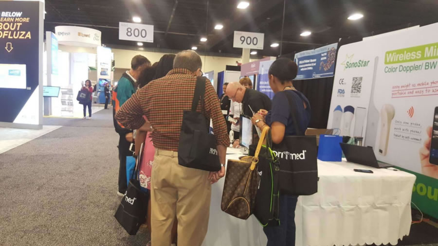 2019美国全科医生大会,索诺星无线超声再次引爆全场